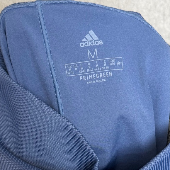 Adidas Primegreen Blue Leggings - Picture 3 of 5